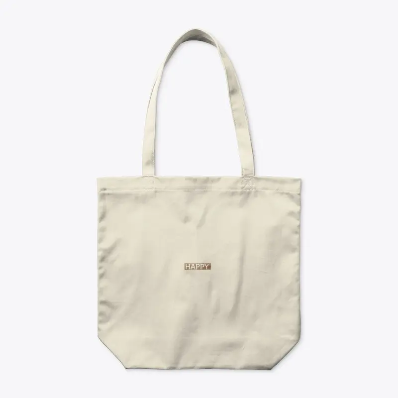 Happy Organic Tote Bag 